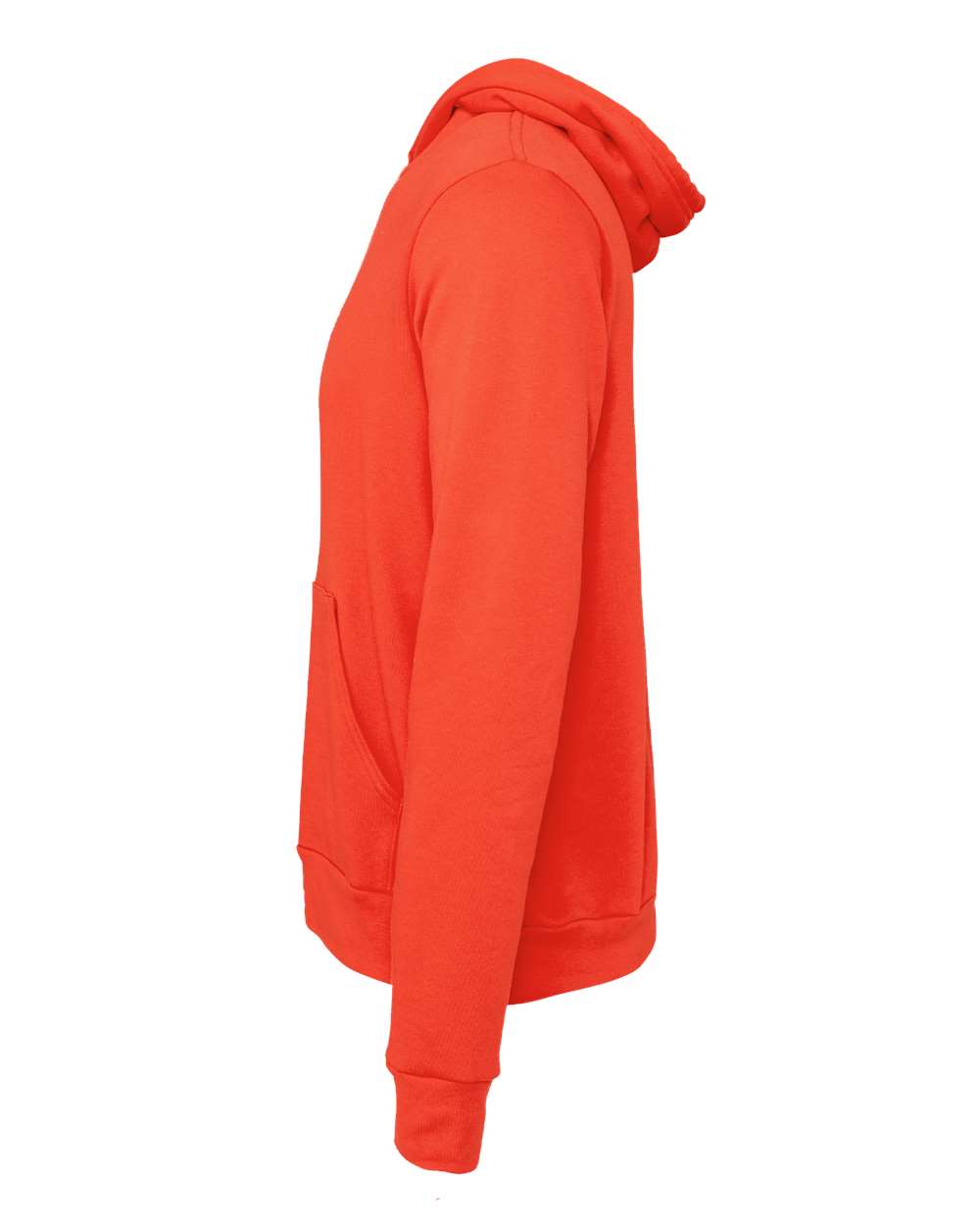 Left View of Poppy Sponge Fleece Hoodie - 3719
