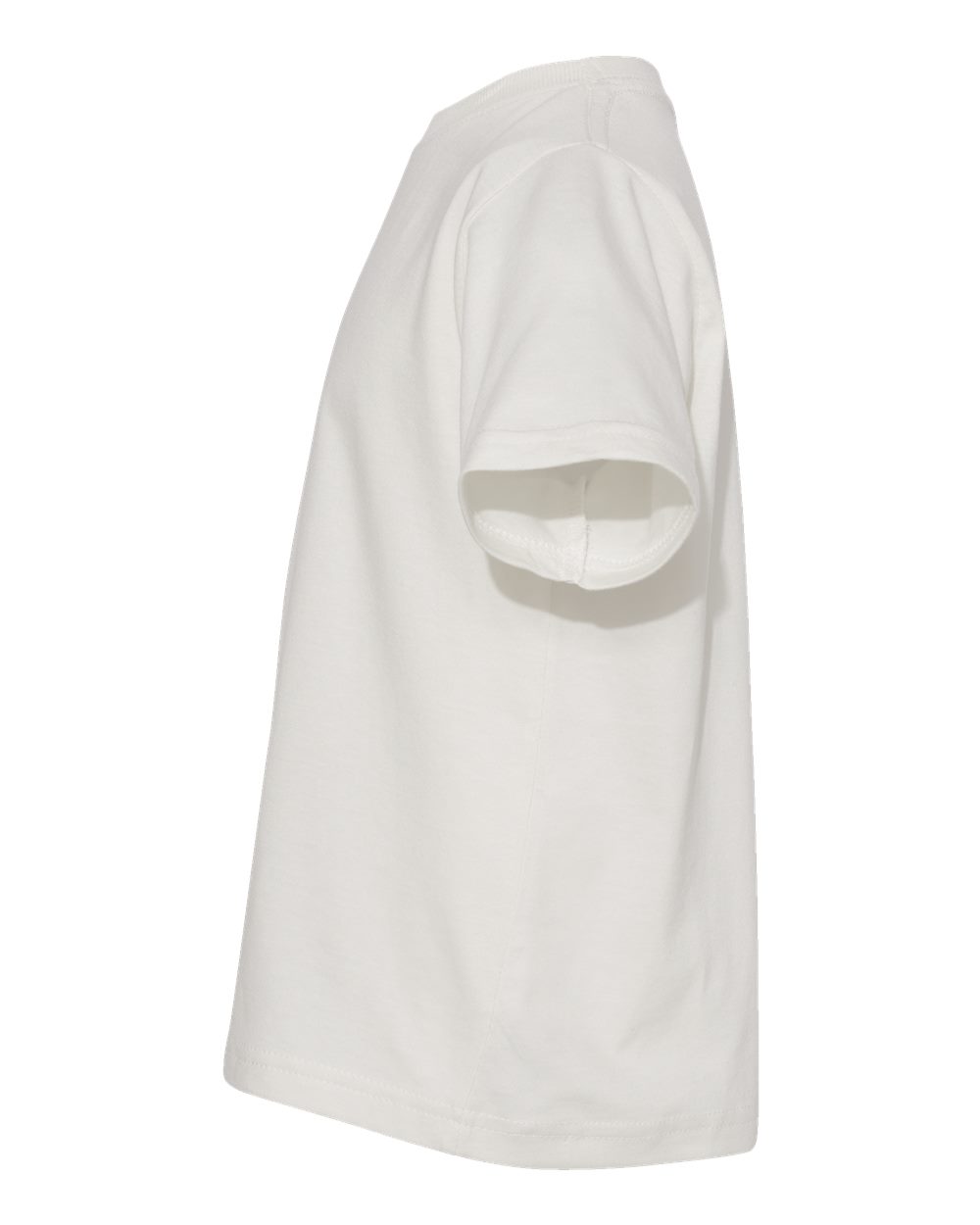 Left View of Porcelain Toddler Fine Jersey Tee - 3321