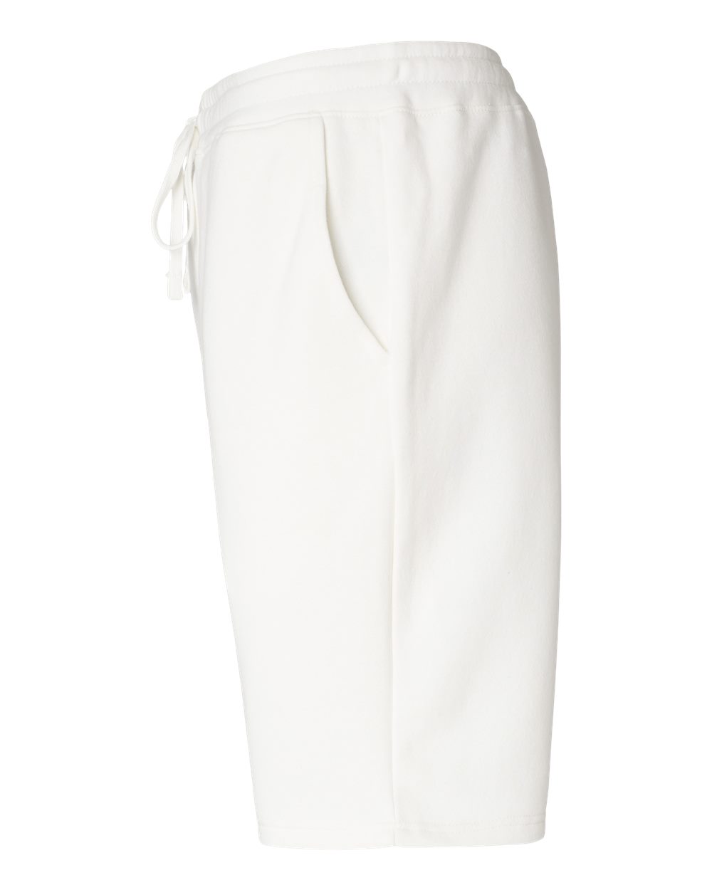 Left View of Prepared For Dye Pigment-Dyed Fleece Shorts - PRM50STPD