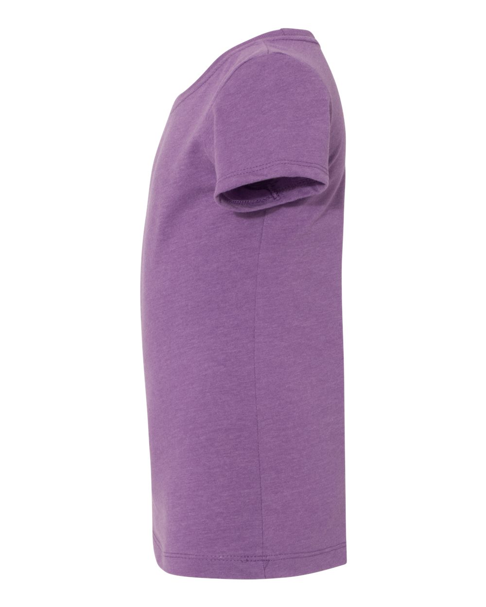 Left View of Purple Berry Girls’ CVC Princess T-Shirt - 3712