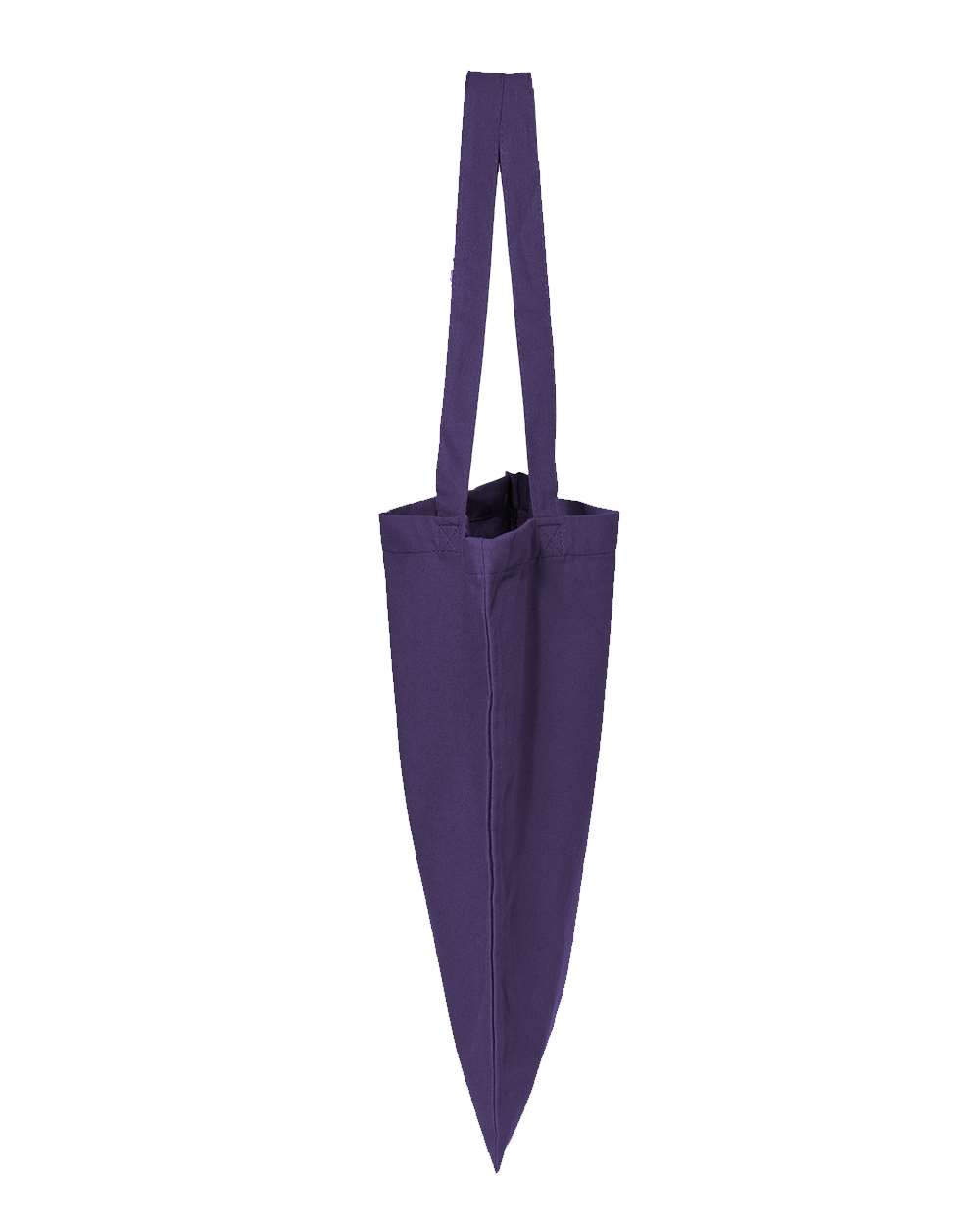 Left View of Purple Nicole Tote - 8860