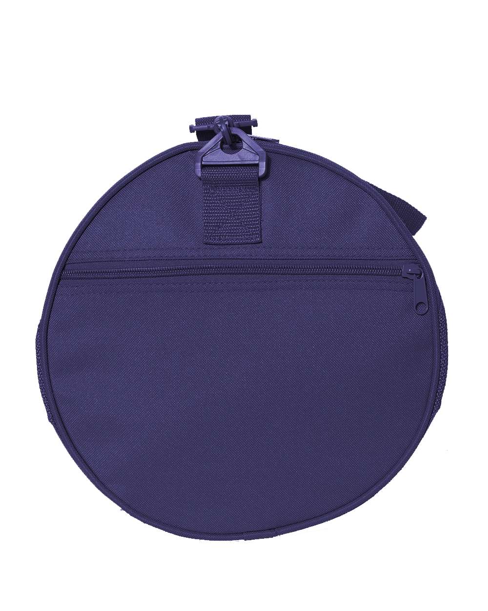 Left View of Purple Recycled 18” Small Duffel Bag - 8805
