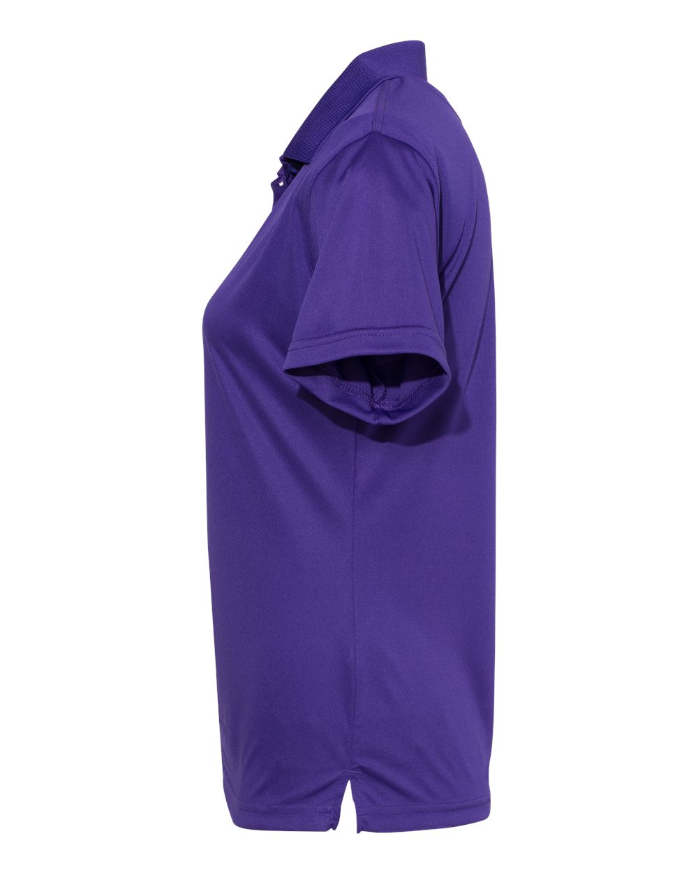 Left View of Purple Women's Value Polyester Polo - 5100