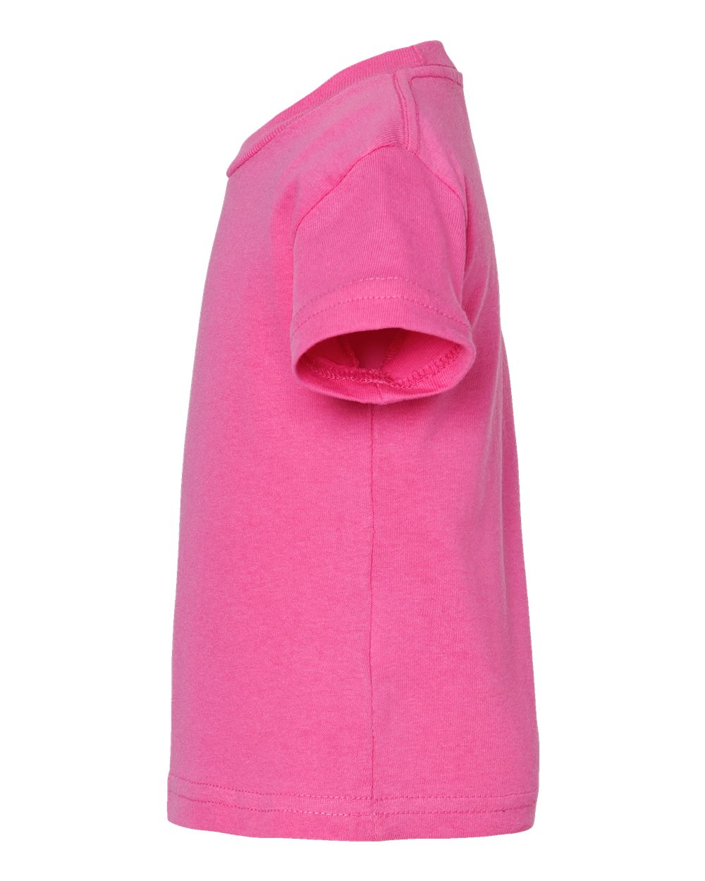 Left View of Raspberry Infant Cotton Jersey Tee - 3401