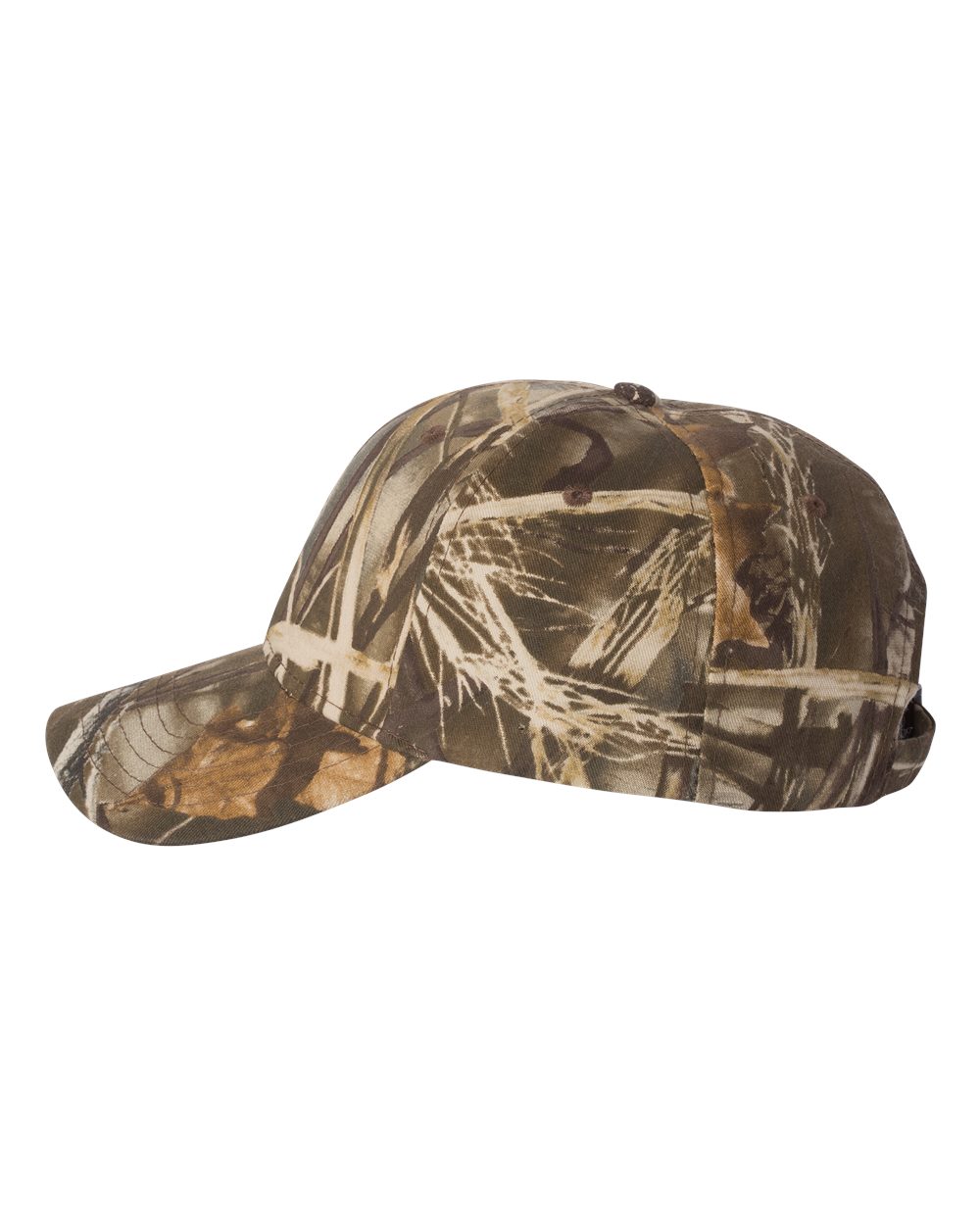 Left View of Realtree Max4 Licensed Camo Cap - LC10