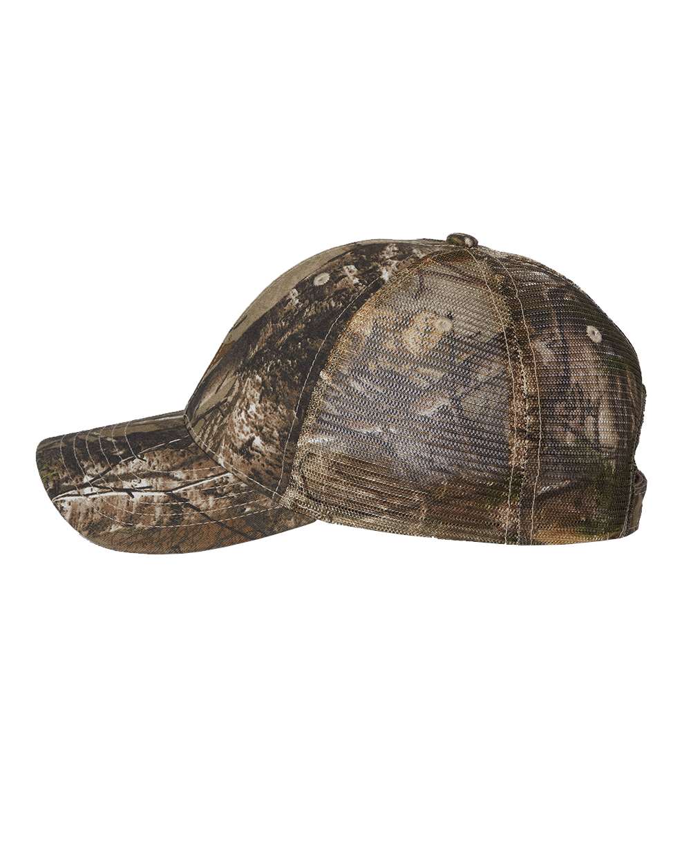 Left View of Realtree Xtra Licensed Camo Mesh Back Cap - LC5M