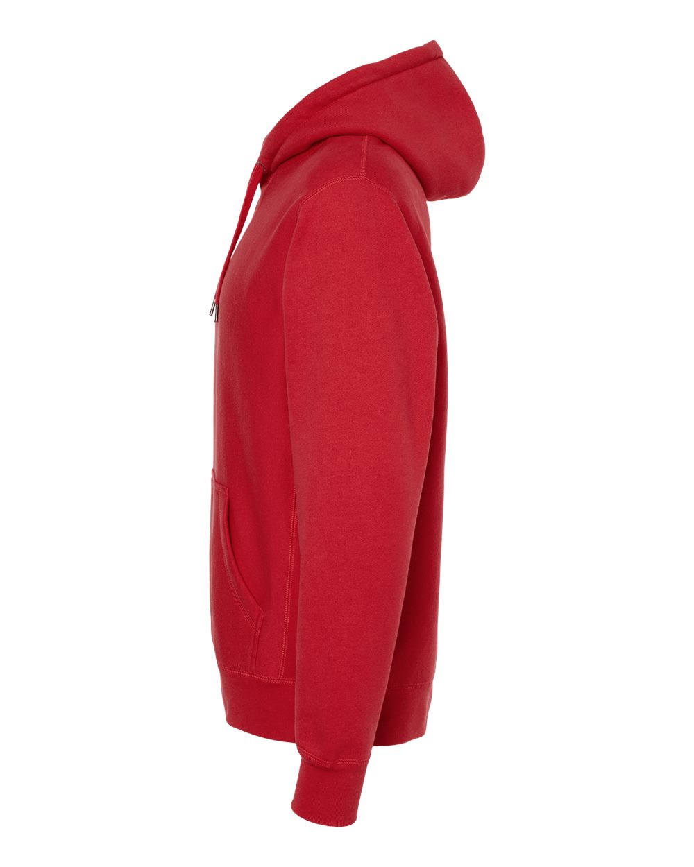Left View of Red Legend - Premium Heavyweight Cross-Grain Hooded Sweatshirt - IND5000P