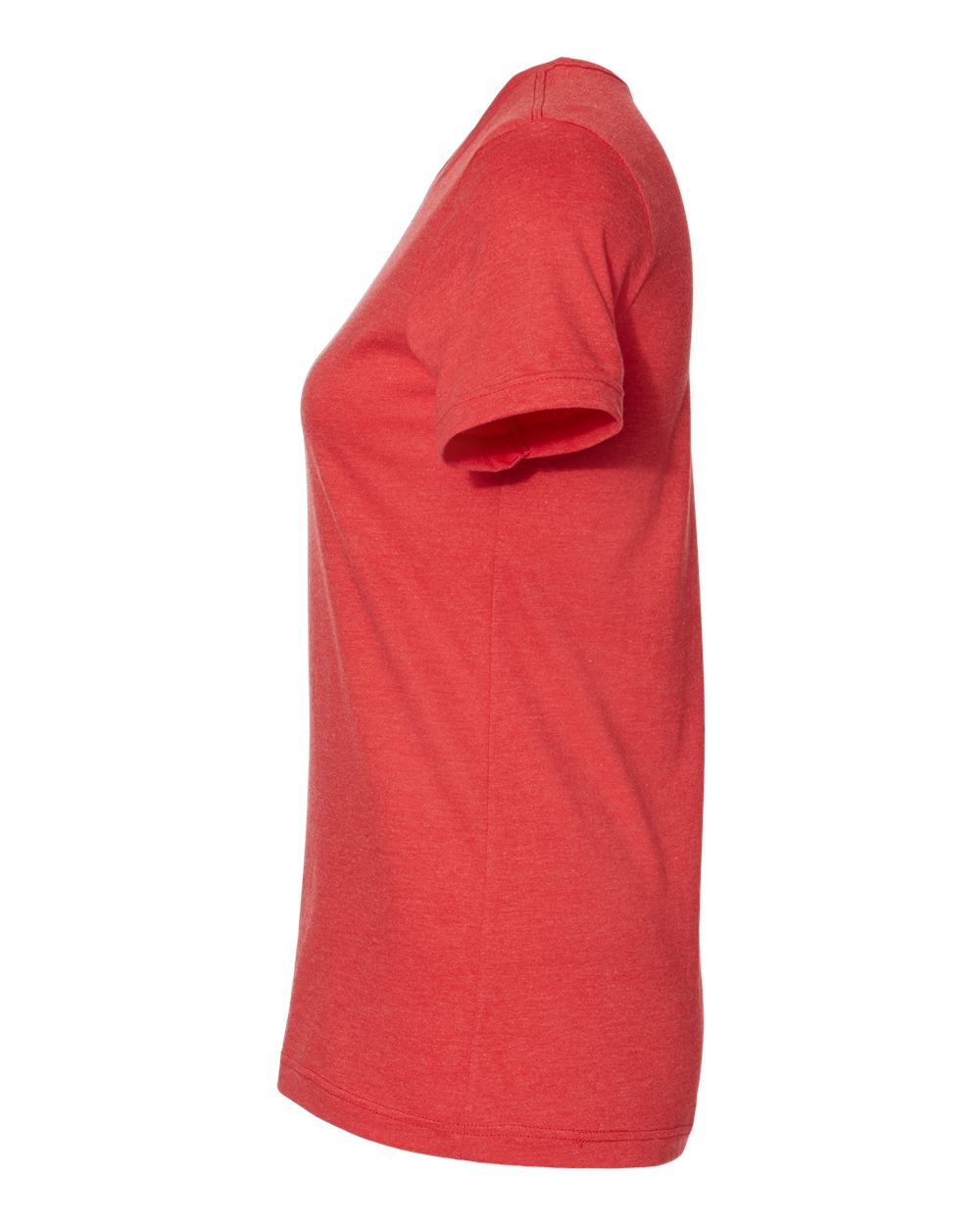 Left View of Red Mist Softstyle® Women's CVC T-Shirt - 64001LCVC