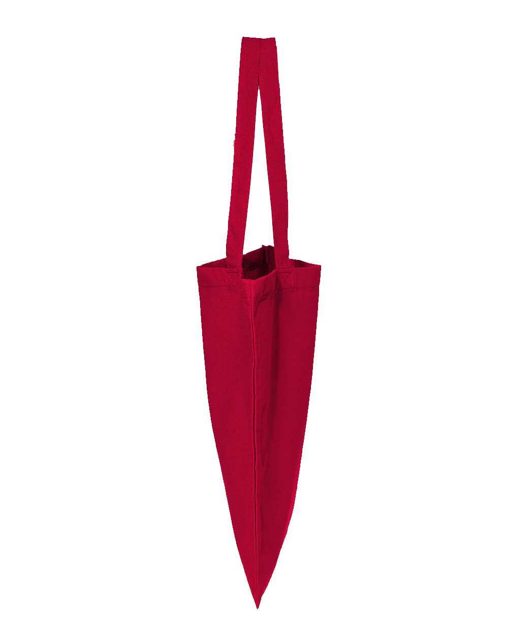 Left View of Red Nicole Tote - 8860