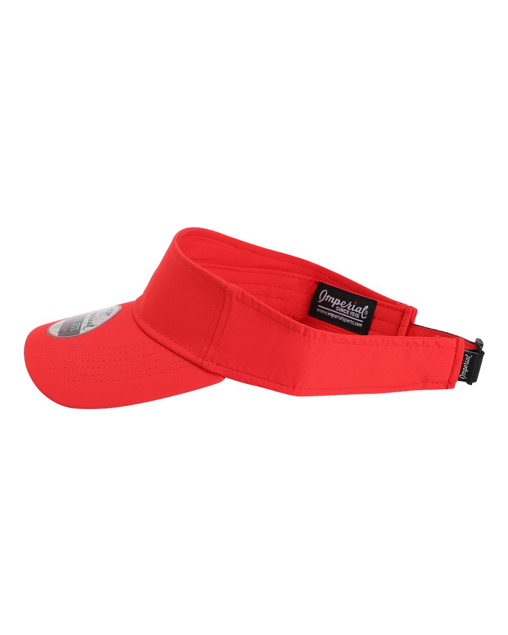 Left View of Red Pepper The Performance Phoenix Visor - 3124P