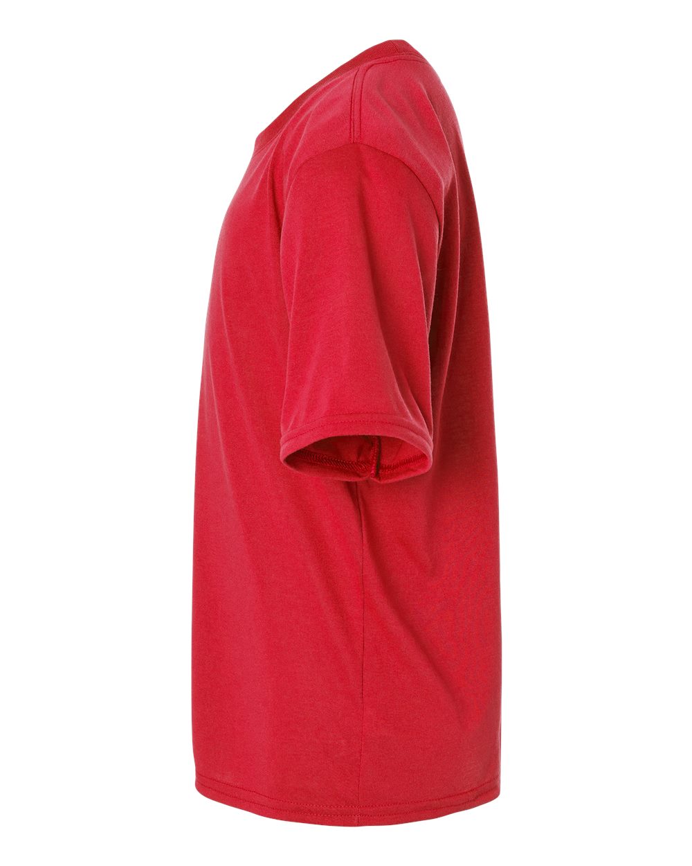 Left View of Red Performance® Youth T-Shirt - 42000B