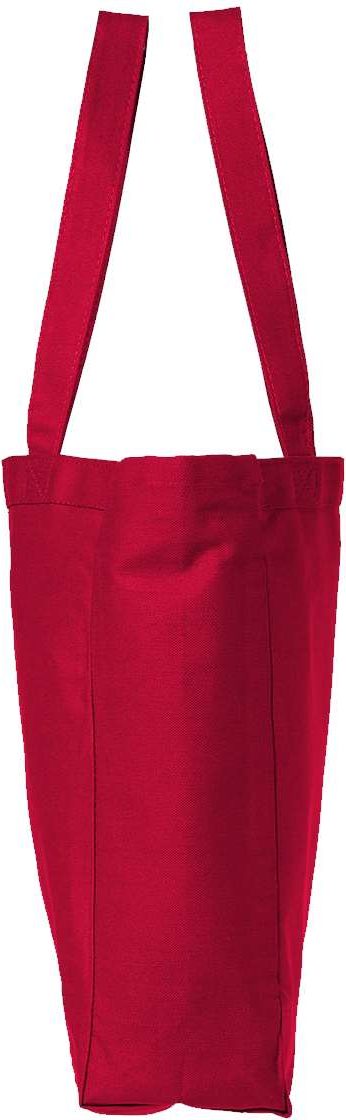 Left View of Red Susan Tote - 8861