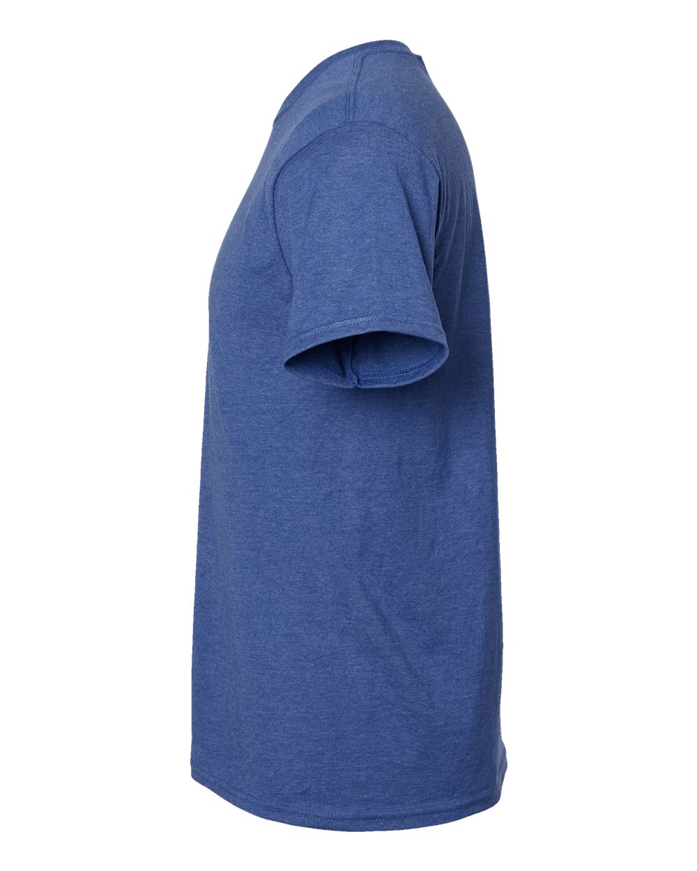 Left View of Regal Navy Heather Perfect-T T-Shirt - 4980