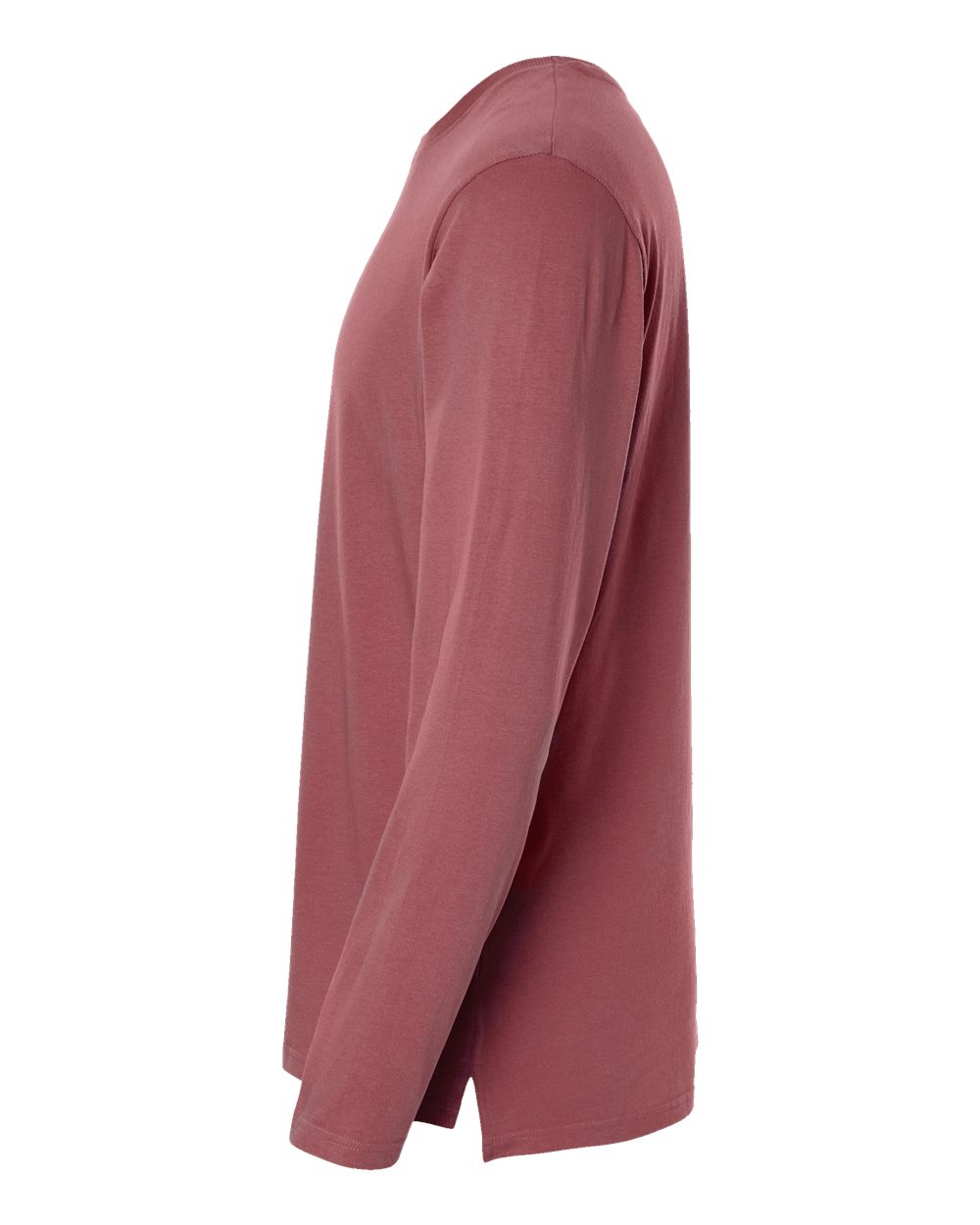 Left View of Rouge Fine Jersey Long Sleeve Tee - 6918