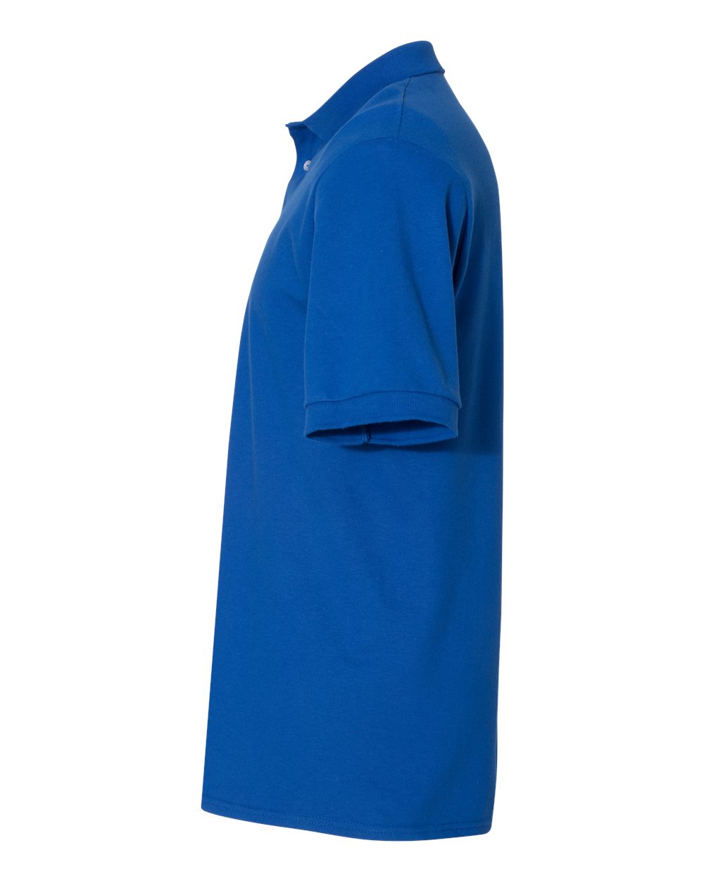 Left View of Royal 100% Ring-Spun Cotton Piqué Polo - 443M