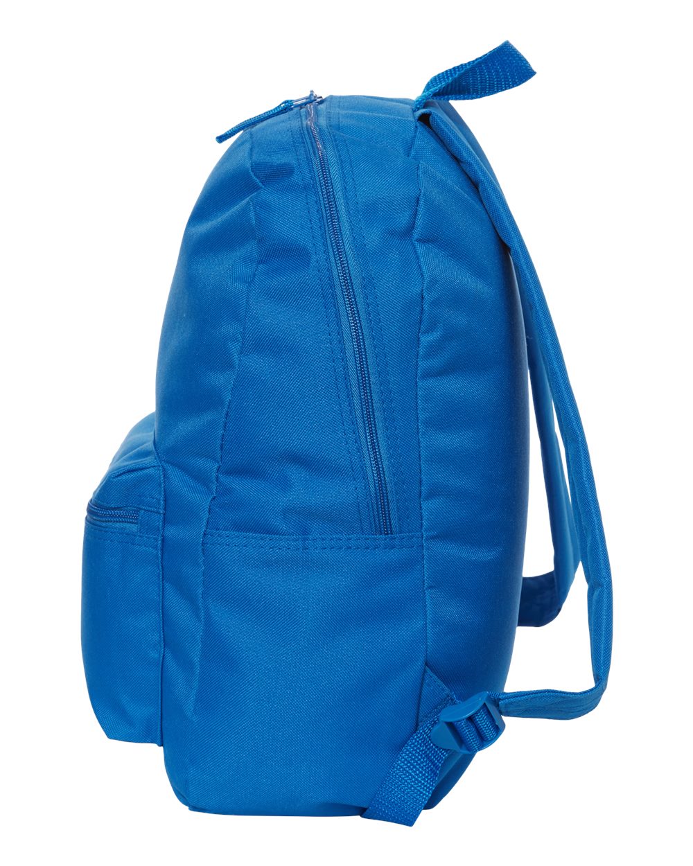 Left View of Royal 16" Basic Backpack - 7709