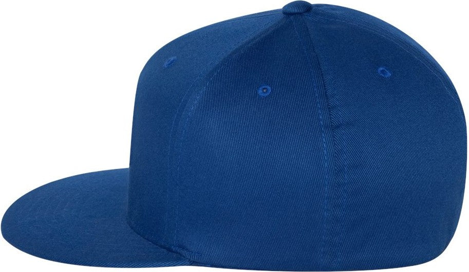 Left View of Royal Blue Pro-Baseball On Field Cap - 6297F
