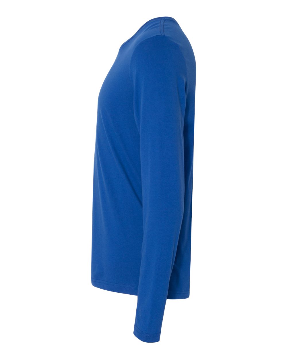 Left View of Royal Cotton Long Sleeve T-Shirt - 3601