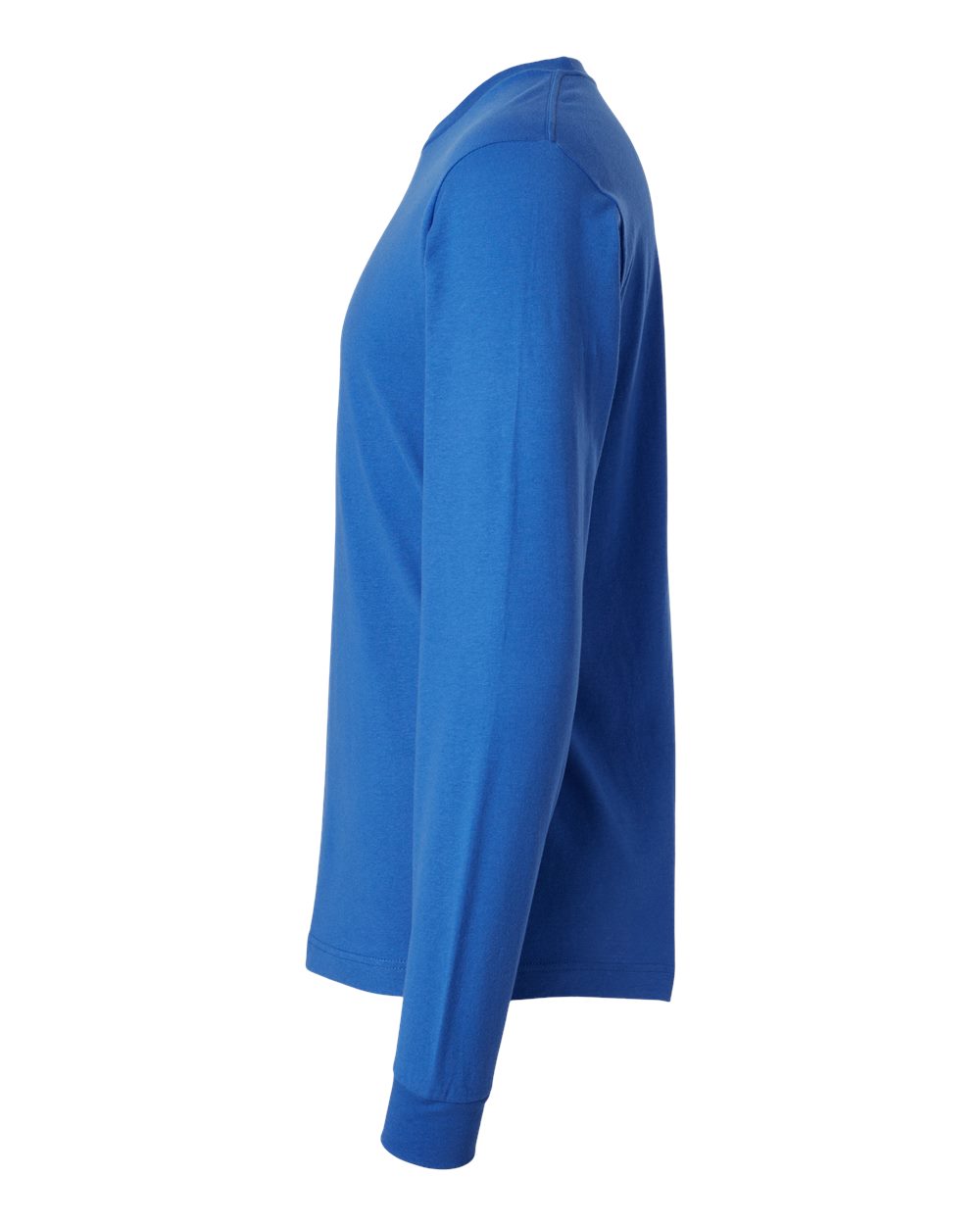 Left View of Royal Fine Jersey Long Sleeve T-Shirt - 202LS