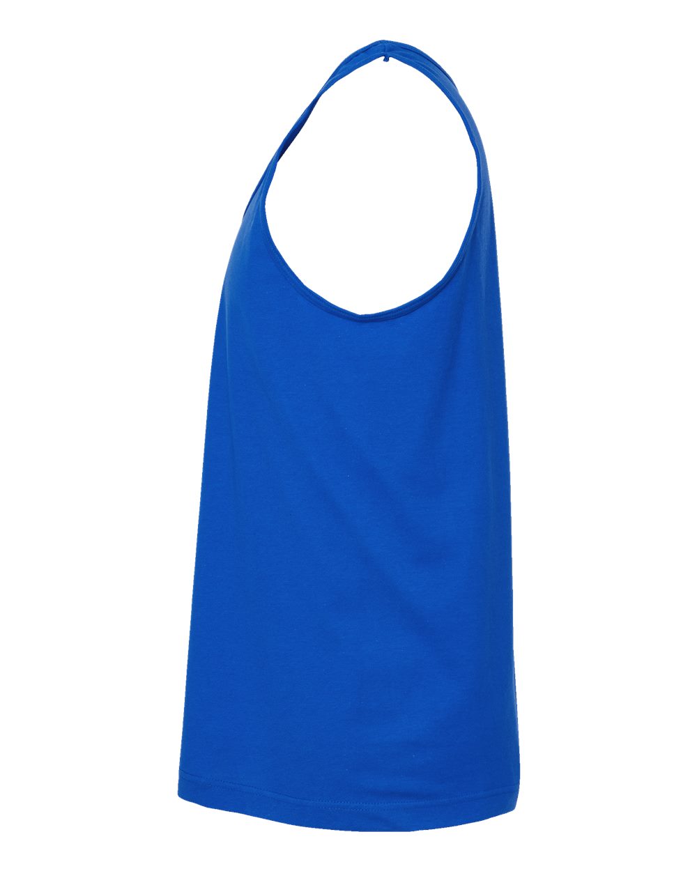 Left View of Royal Fine Jersey Tank Top - S105
