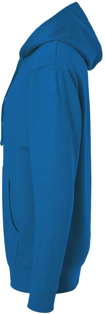 Left View of Royal Heather Midweight Hooded Sweatshirt - SS4500