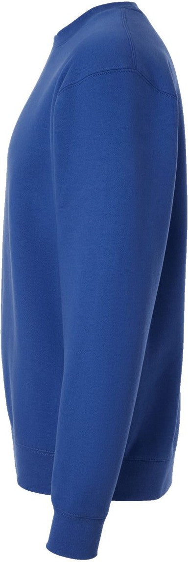 Left View of Royal Heavyweight Crewneck Sweatshirt - IND3000