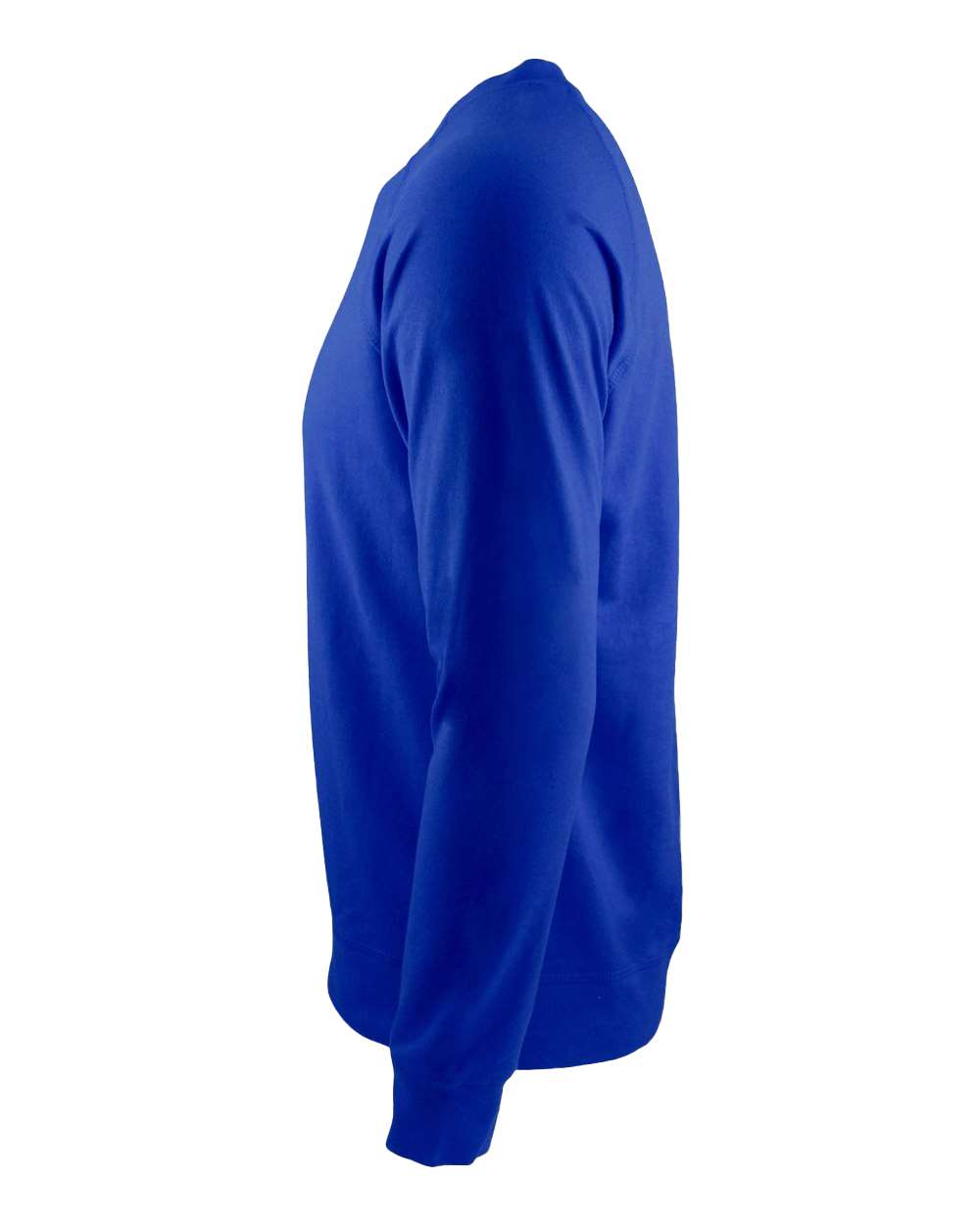 Left View of Royal Laguna Raglan Crewneck Sweatshirt - 9000