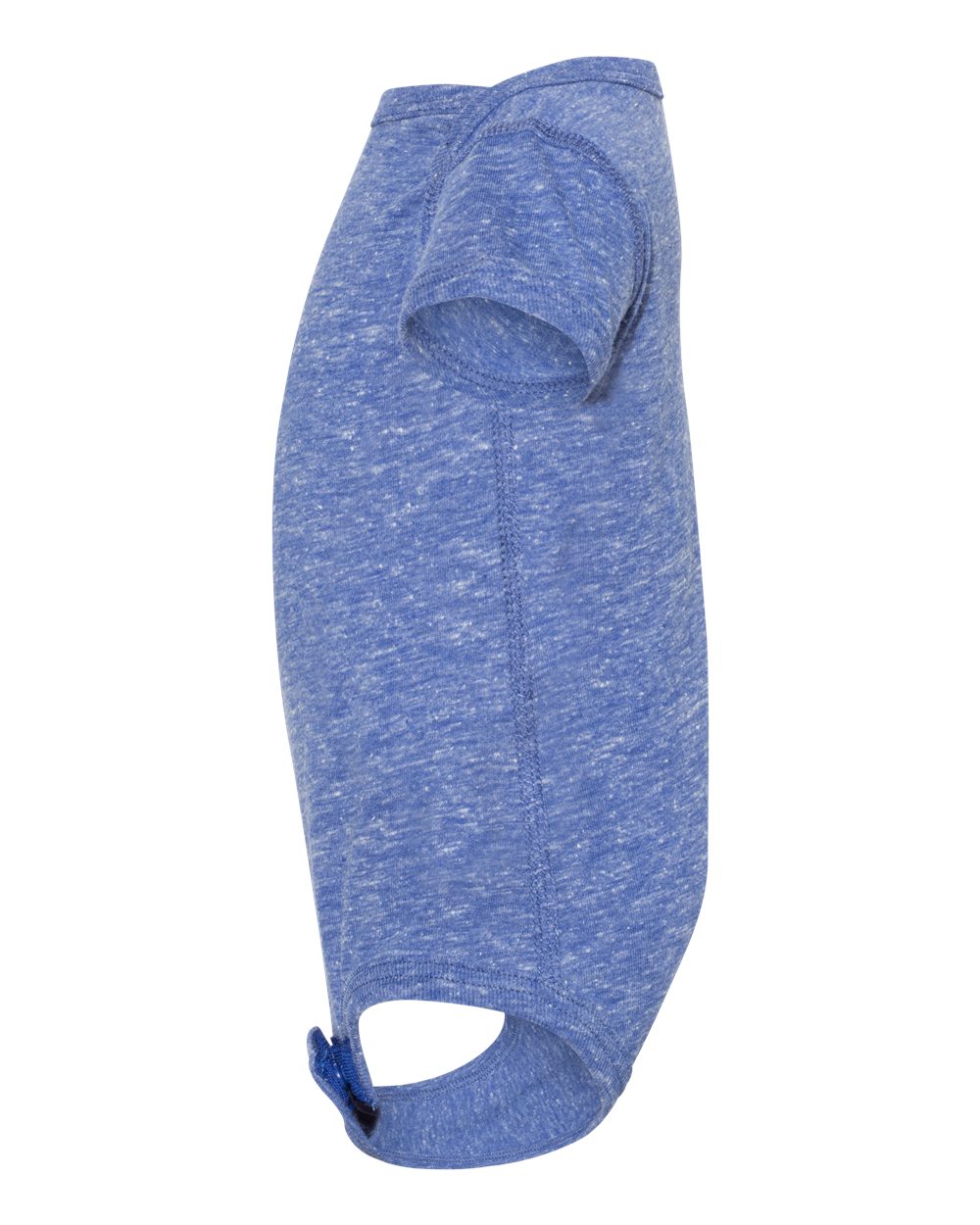 Left View of Royal Melange Infant Harborside Mélange Bodysuit - 4491