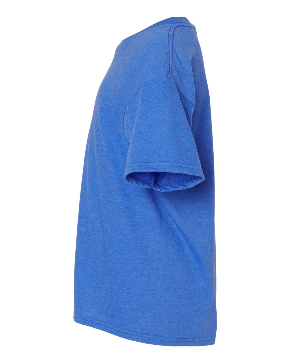 Left View of Royal Mist Softstyle® Youth CVC T-Shirt - 64000BCVC