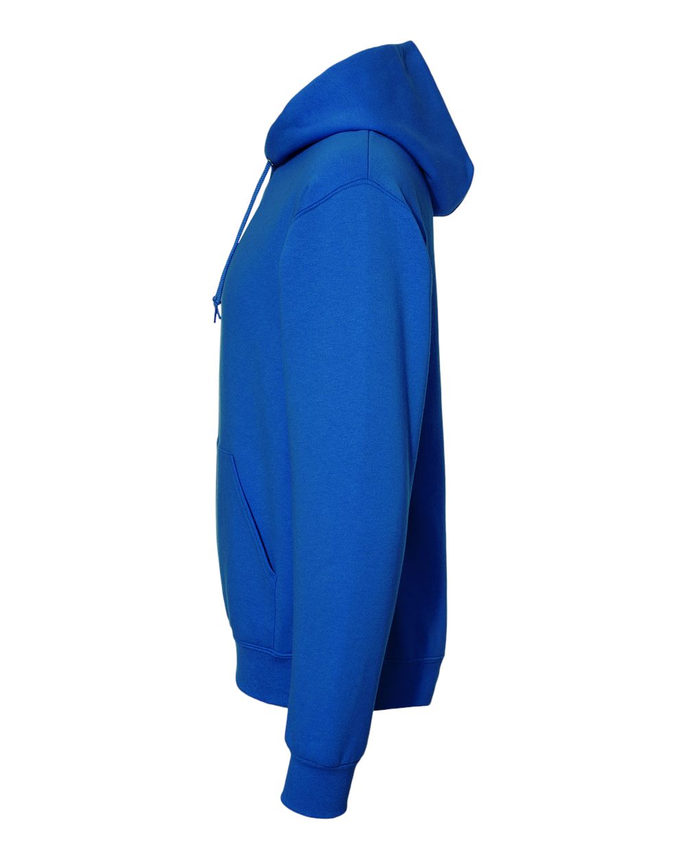 Left View of Royal NuBlend® Hooded Sweatshirt - 996MR