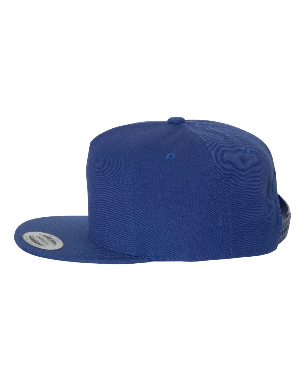Left View of Royal Premium Five-Panel Snapback Cap - 5089M