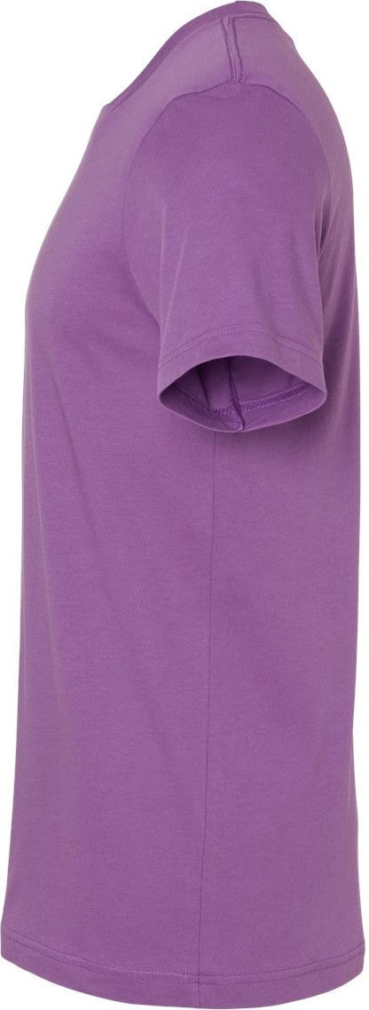 Left View of Royal Purple Jersey Tee - 3001