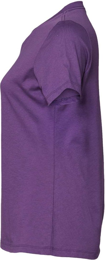Left View of Royal Purple Women’s Relaxed Jersey Tee - 6400