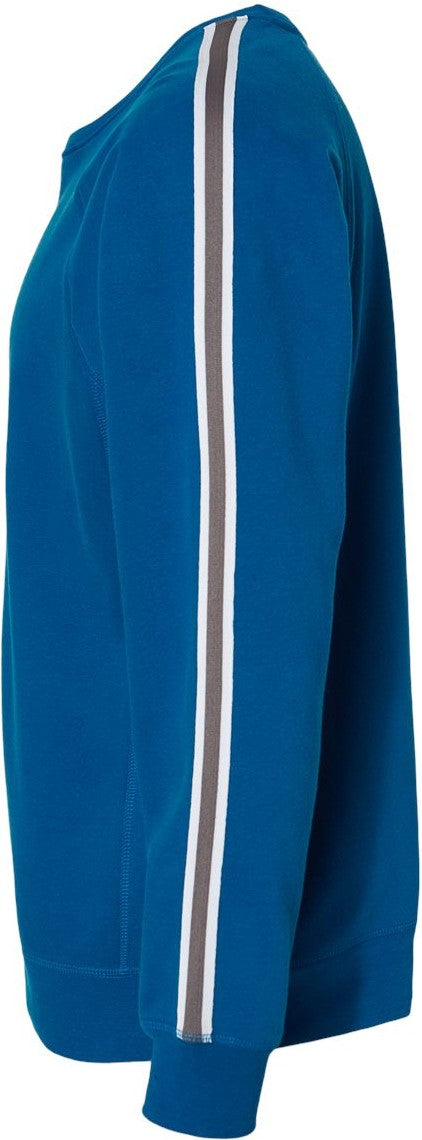 Left View of Royal Rival Fleece Crewneck Sweatshirt - 8641