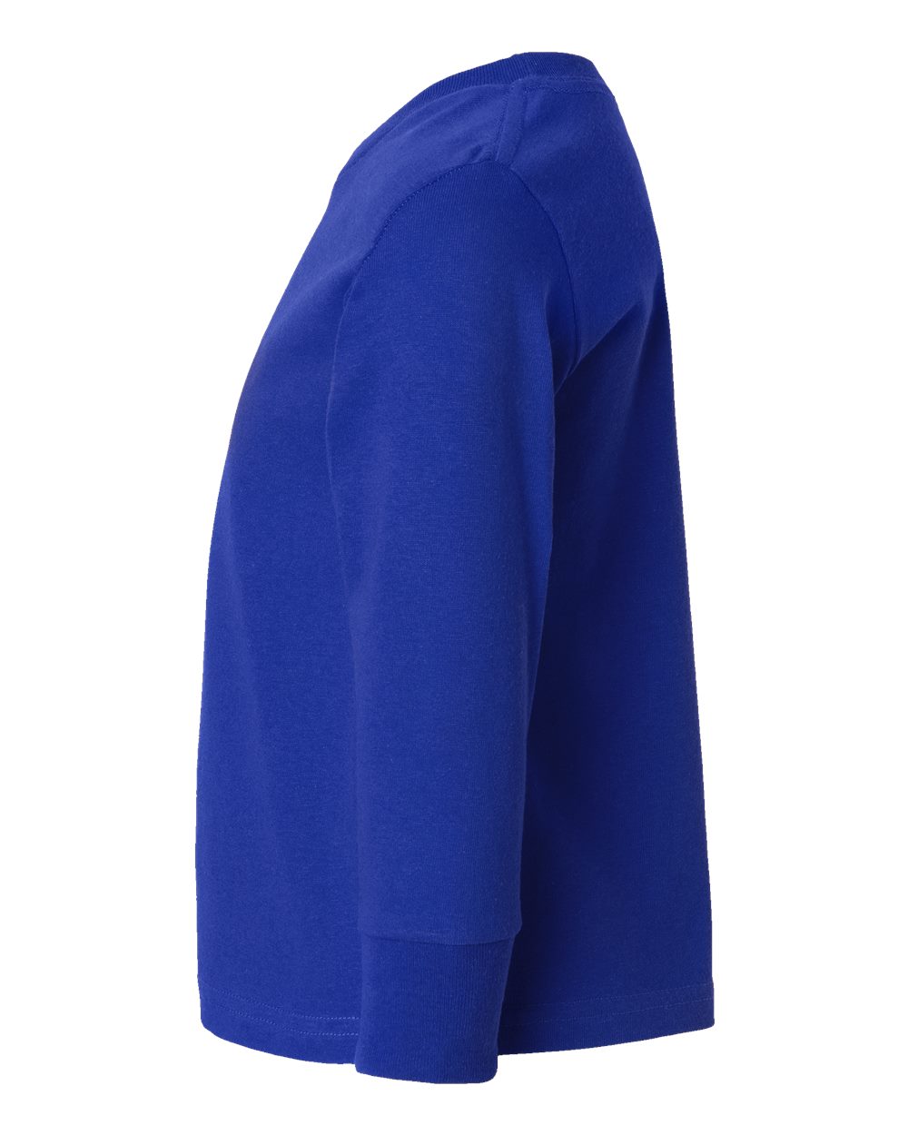 Left View of Royal Toddler Cotton Jersey Long Sleeve Tee - 3311