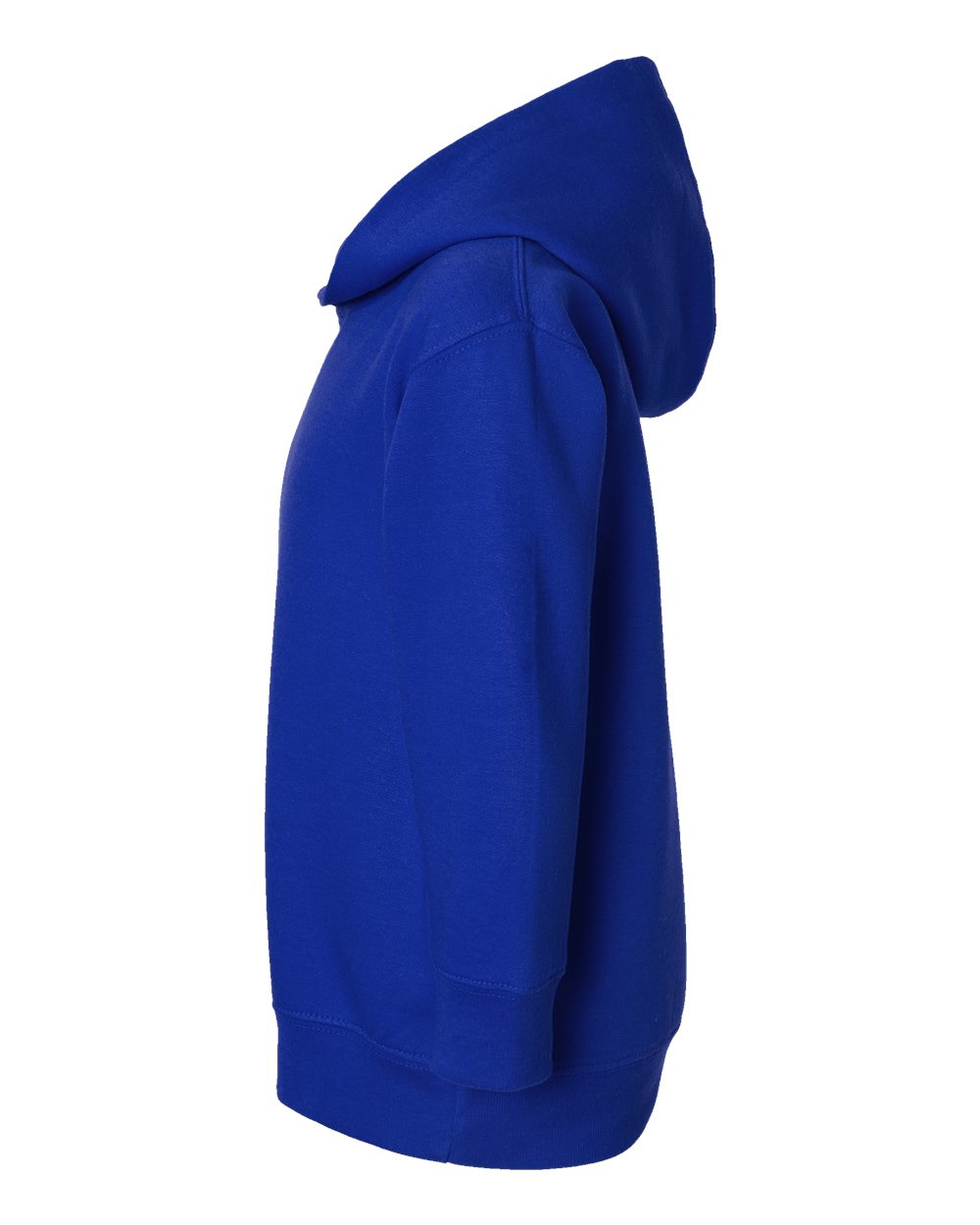 Left View of Royal Toddler Pullover Fleece Hoodie - 3326