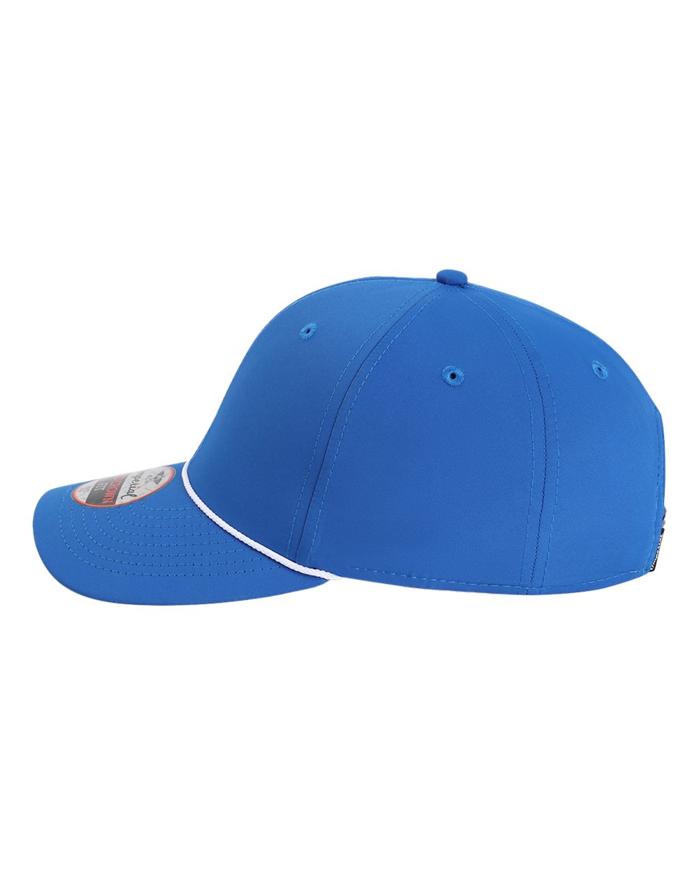Left View of Royal/ White The Wingman Cap - 7054