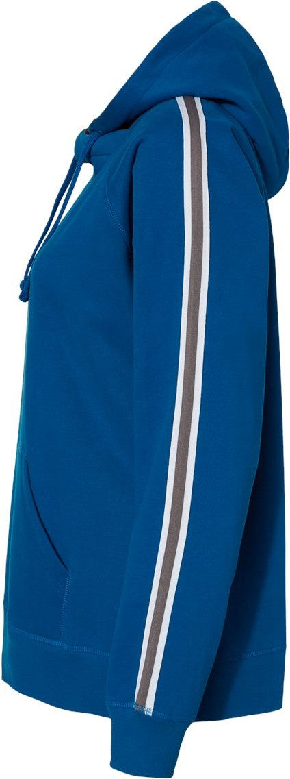Left View of Royal Women's Rival Fleece Hooded Sweatshirt - 8642
