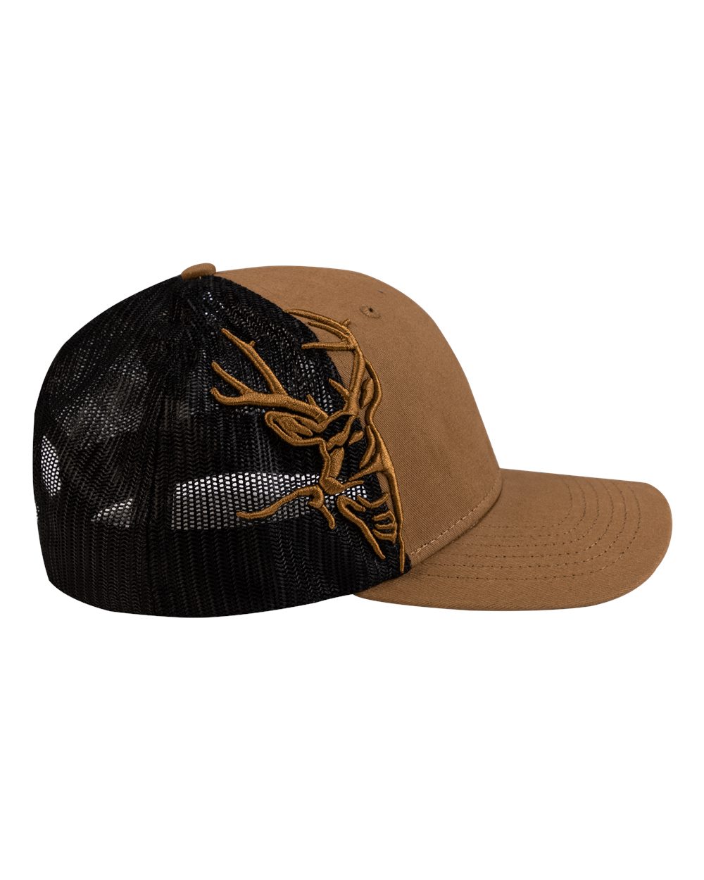 Left View of Saddle Mesh 3D Buck Pro Cap - 3321