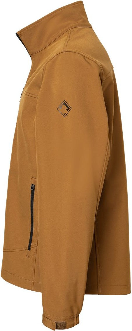 Left View of Saddle Motion Soft Shell Jacket - 5350