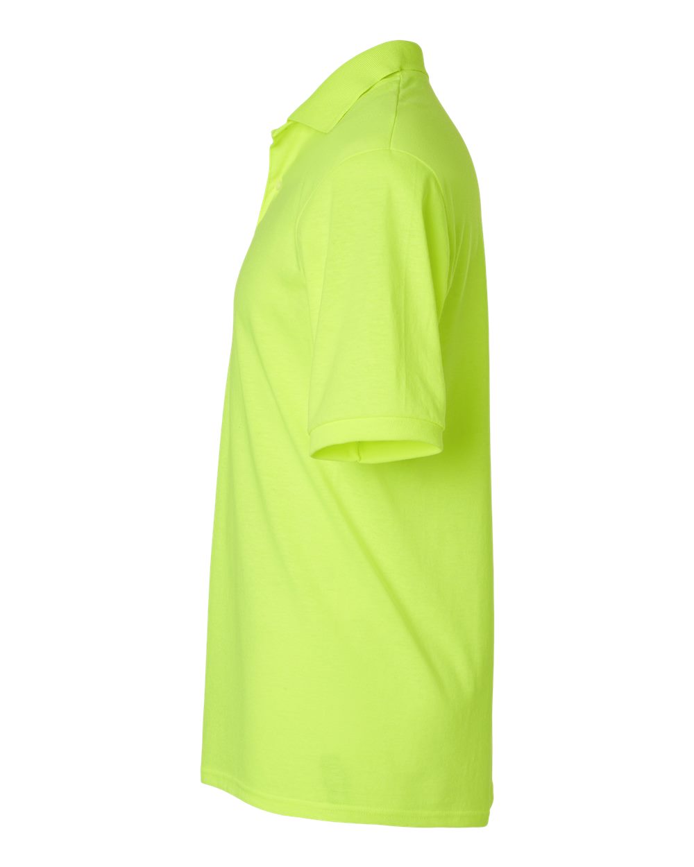 Left View of Safety Green Dri-Power® Polo - 437R