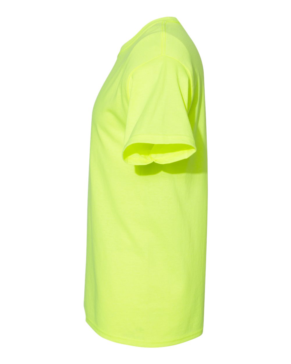 Left View of Safety Green Ecosmart™ T-Shirt - 5170