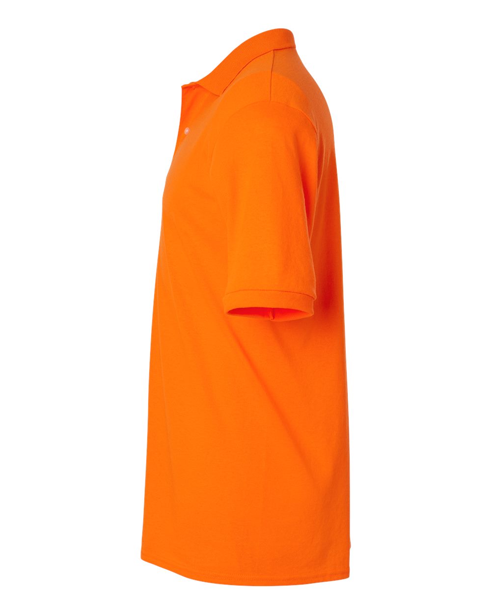 Left View of Safety Orange Dri-Power® Polo - 437R