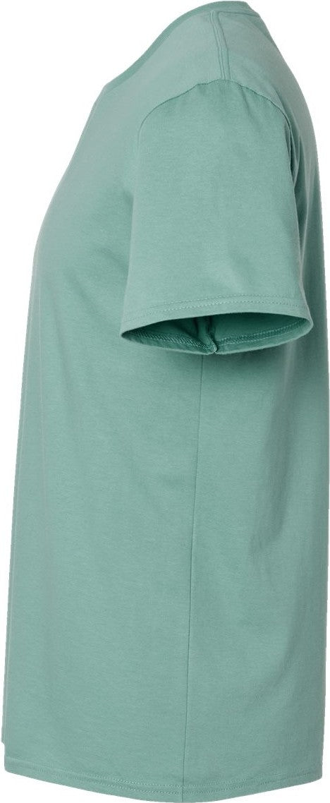 Left View of Sage Premium Cotton T-Shirt - 570MR