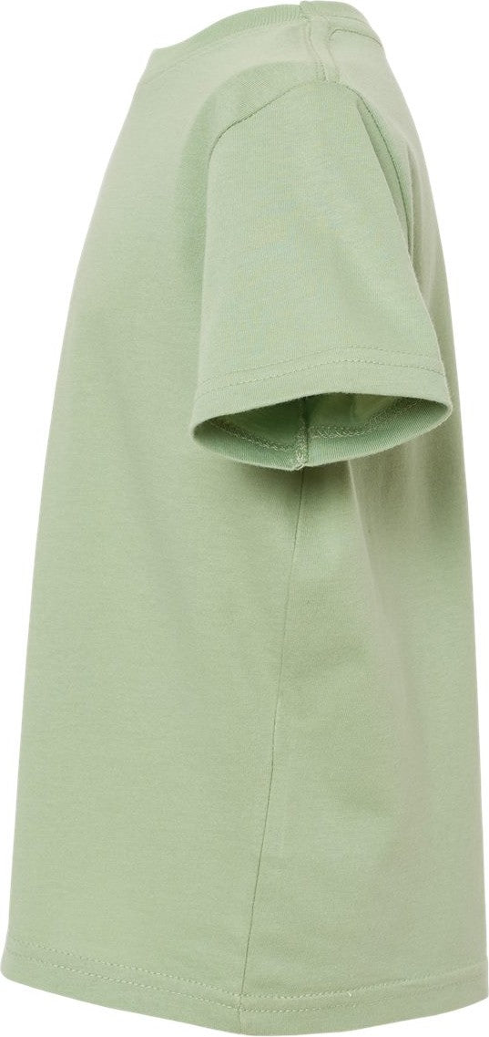 Left View of Sage Toddler Fine Jersey Tee - 3321