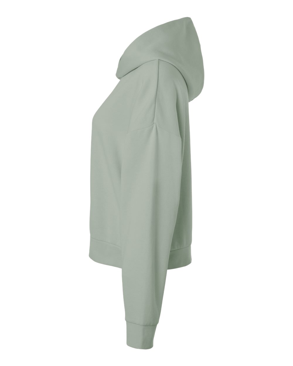 Left View of Sage Women's California Wave Wash Sunday Hooded Sweatshirt - PRM2600