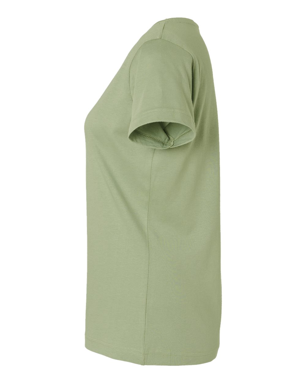 Left View of Sage Women's Fine Jersey Tee - 3516
