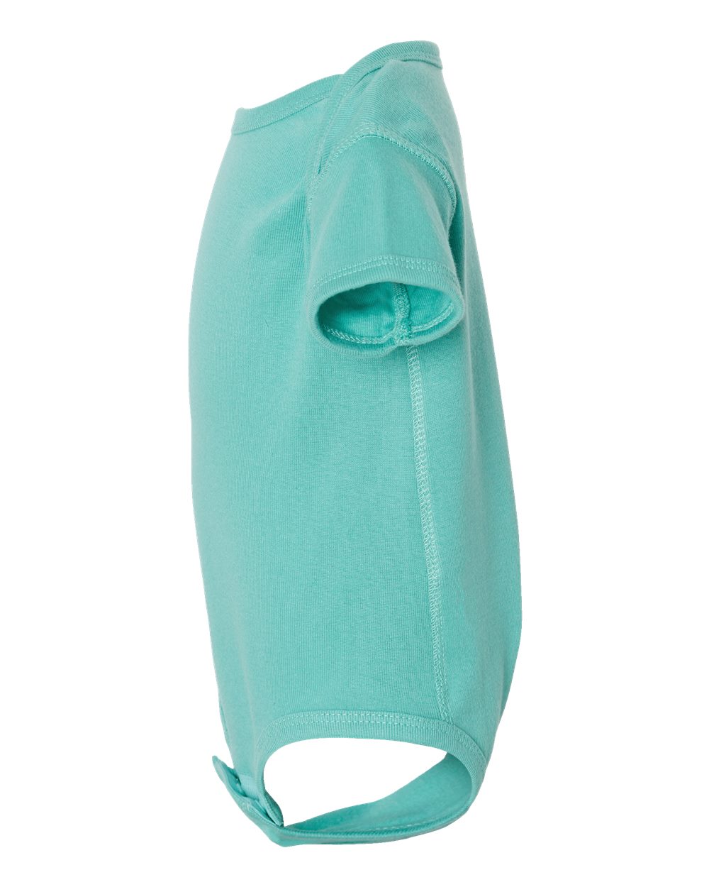 Left View of Saltwater Infant Baby Rib Bodysuit - 4400