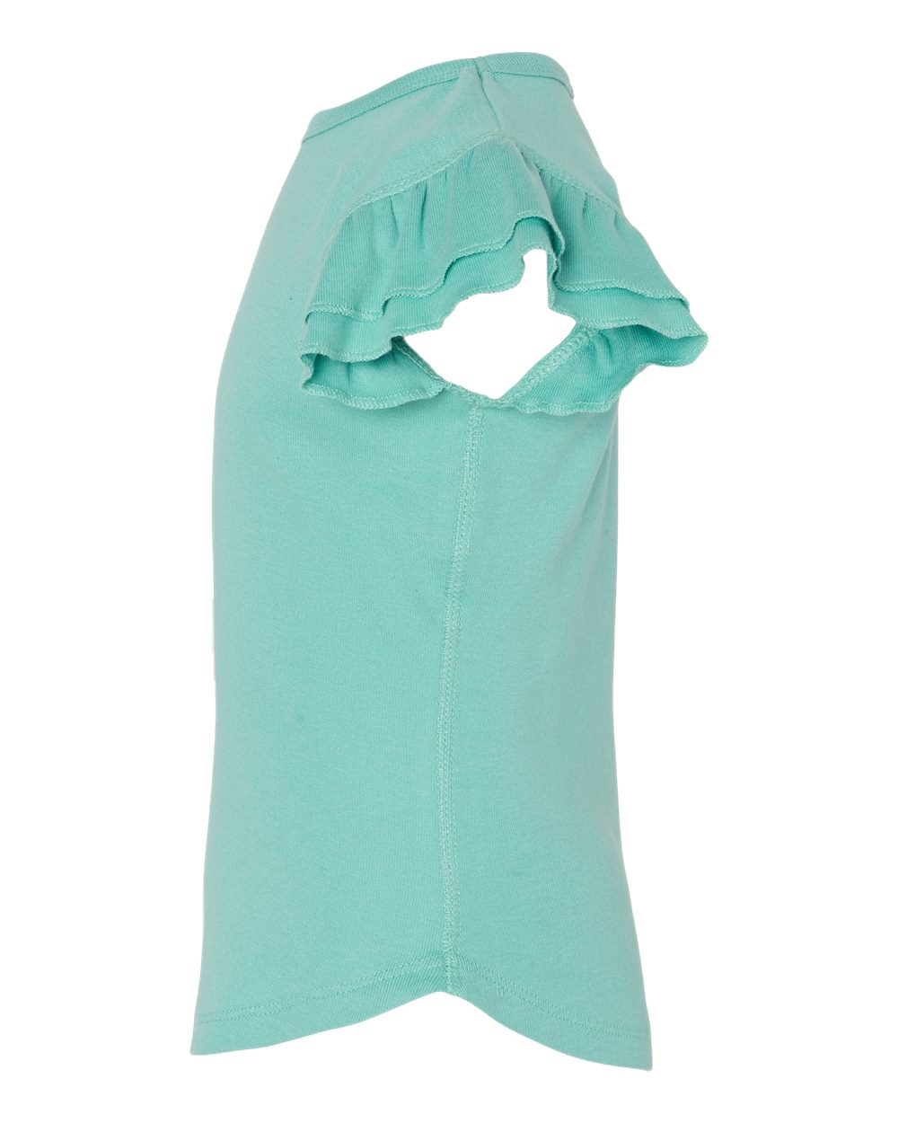 Left View of Saltwater Toddler Flutter Sleeve Tee - 3339
