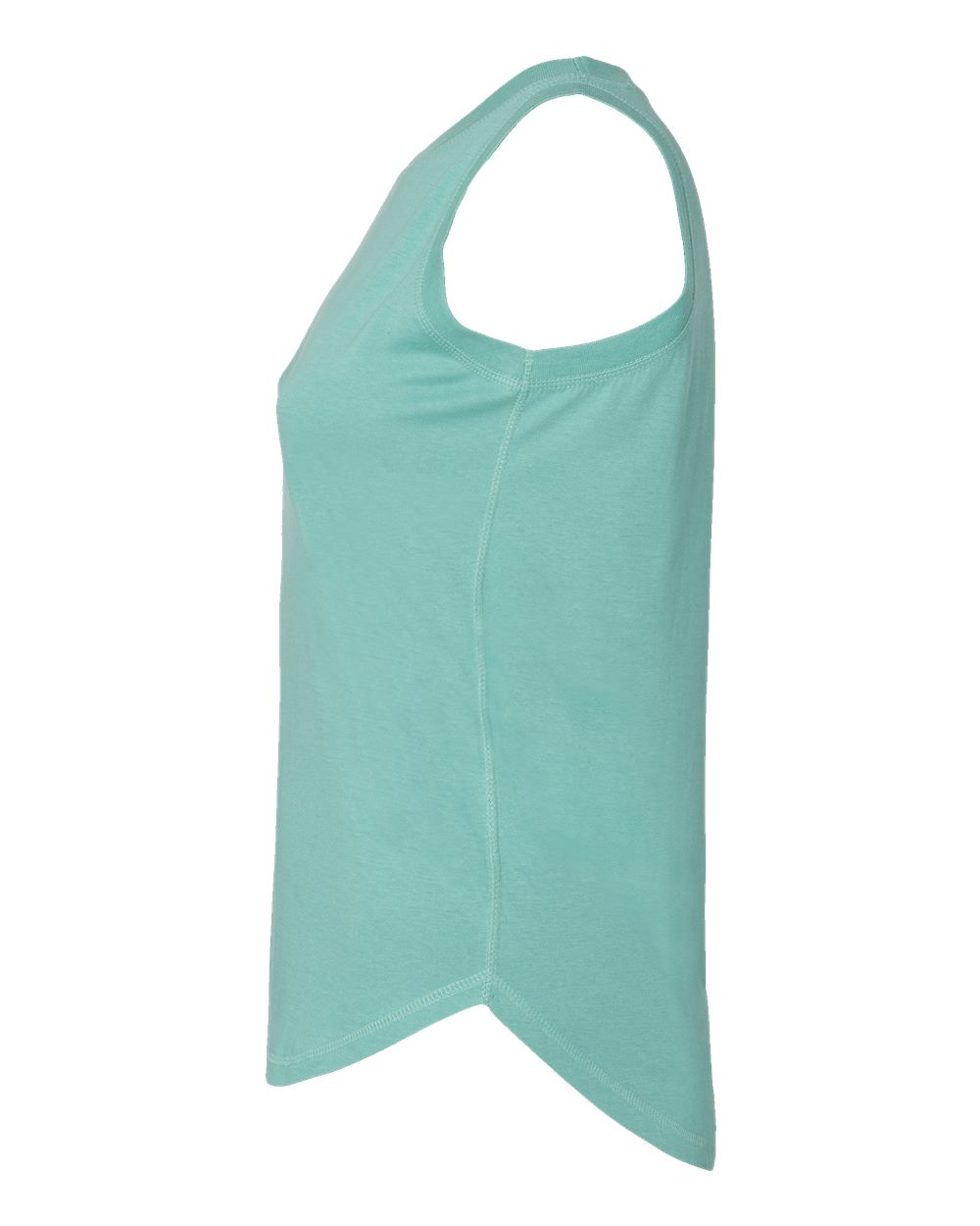 Left View of Saltwater Women's Relaxed Fine Jersey Tank - 3592